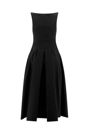 Black cotton-blend dress PHILOSOPHY DI LORENZO SERAFINI | A040207390555